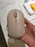 惠普（HP）无线鼠标轻音便携台式电脑办公笔记本通用家用鼠标无线舒适手感莫兰迪配色 1600DPI可调续航6个月 奶茶色【双模充电版】 实拍图