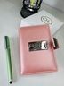 勤得利密码本带锁日记本高颜值文艺复古少女记事本成人A7便携笔记本子日韩创意手账帐本儿童节礼物可定制 A7珠光粉 实拍图