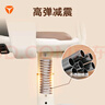 雅迪（yadea）前置通配型宝宝椅电动车摩登儿童座椅安全避震自行车儿童座椅-米白色 前置 捆绑式 8个月-3岁 黑色 实拍图