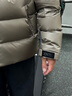 迪桑特（DESCENTE）迪桑特SKI STYLE系列HEAT NAVI男士短款亮面保暖羽绒服 BR-棕色 XL (180/100A) 实拍图