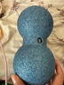 捷英飞 筋膜球 健身瑜伽运动肌肉按摩放松球 穴位球 蓝色花生球 实拍图
