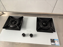 万和（Vanward）【白露C5W·白晶面板】天然气燃气灶5.2kW烟灶联动国家补贴20%嵌入式家用煤气双炉具台C5L90W(Z1) 实拍图
