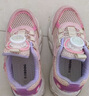 巴布豆（BOBDOG）童鞋女童运动鞋夏季透气女孩儿童鞋子103542050樱花粉/丁香紫28 实拍图