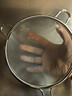 炊大皇 双耳漏勺细网304不锈钢滤网勺豆浆过滤网筛婴儿辅食 绿中号26目 实拍图