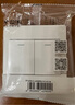 公牛（BULL）开关插座 G07系列 二开单控开关 86型面板G07K211C 白色 暗装 实拍图
