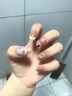 2025新款指甲贴片春夏穿戴甲短款学生甲片成品穿戴式美甲新娘结婚 盐系少女 24片 【赠送工具包】 实拍图