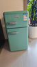 志高复古小冰箱迷你小型双门家用 冷藏冷冻两用节能轻音电冰箱 欧式现代家装网红颜值款化妆品茶叶 49升双门复古蓝【上冷冻下冷藏】 实拍图