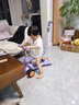 babycare儿童滑板车1-3-6岁多功能遛娃神器宝宝可坐滑滑车周岁礼物 洛克紫 实拍图