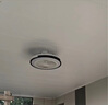四季沐歌（MICOE）风扇灯LED大吊扇灯吸顶现代简约餐厅客厅卧室三色灯饰超薄低层 卧室风扇灯-50瓦遥控-φ49CM-清白 实拍图