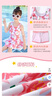 佑游儿童泳衣女童女孩连衣裙泳装小中童温泉泳衣五件套32630粉白色4XL 实拍图