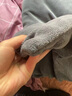 猫人牛奶绒被套单人150x200x230cm单件冬季保暖被单加厚毛绒四件套 深灰 【双面绒加倍保暖】 单被套：150x200cm 实拍图