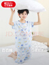 红豆儿童睡衣纯棉夏季薄款空调服男女童短袖套装中大童家居服3321 150 实拍图