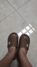 【山姆同款】3cm加厚防滑拖鞋eva情侣防臭浴室拖凉拖鞋男女柔软 咖色-居家拖鞋. 44 【建议拍大1-2码】 实拍图