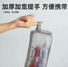 京东京造大容量学生笔袋透明尼龙网纱可带入考场 多功能铅笔袋文具收纳袋 中高考考研适用  灰色 JD5018 实拍图