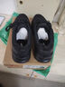 特步男鞋跑步鞋新款秋季厚底旅游透气轻便皮网面休闲运动鞋慢跑鞋子男 黑色-(网面) 40 实拍图