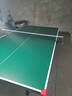 博森特（BOSENTE） 乒乓球桌家用可折叠乒乓球案子 乒乓球台室内折叠式标准兵浜球桌 带滚轮 BST18-40L室内-绿 实拍图