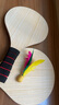 健田板羽球拍加厚毽球拍三毛球拍木板羽毛球羽拍子套装带球收纳袋 实拍图