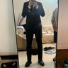 HAIPAIHAOYU西服套装男商务正装修身西装高级感职业装外套新郎结婚礼服伴郎服 A版黑二扣【西服+西裤】 L (170) 【50-55公斤】 实拍图