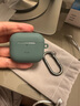 亿色适用AirPods4保护套苹果耳机四代保护套2024无线蓝牙耳机硅胶壳magsafe磁吸无线充电全包防摔减震 【松柏绿】硅胶磁吸保护壳 2024新款丨【收藏+加购】送挂钩 实拍图