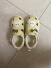 牧童儿童凉鞋宝宝学步鞋女夏镂空透气机能鞋婴儿防撞鞋子男 梨花黄25 实拍图