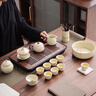领艺茶具整套茶具套装米黄汝窑茶壶茶杯礼盒米黄汝窑16头礼盒套装 实拍图