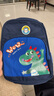 艾欣儿 儿童幼儿园小班书包女生男孩大中班可爱通动漫护脊小书包背包 老蓝配浅蓝大恐龙图 实拍图