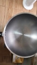 【抄低价高品质】不粘锅炒锅食品级不锈钢蜂窝炒锅电磁炉煤气灶用 单层钢单面屏【无盖】 34cm 实拍图