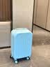 行李箱箱包拉杆箱20寸22寸24寸26旅行箱密码箱登机箱结实耐用箱子 薄荷绿【多功能】 20寸【可登机】无把手无挂钩 实拍图
