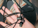 essonio意大利品牌【自带声卡】有线耳机全民k歌直播唱歌主播录歌专用耳返修音变声typec接口苹果15适用 【自带声卡】炫酷黑半入耳 实拍图