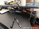 甄严选升降电脑桌升降台立式办公书桌工作台显示器升降支架台式工作桌子 【无极升降】曜石黑80CM+键盘位 实拍图