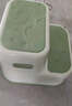 可优比（KUB）儿童马桶垫 宝宝坐便圈 男女孩马桶圈 婴儿马桶垫 PP垫+二阶防滑脚蹬 -橄榄绿 实拍图