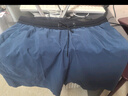 迪卡侬运动裤五分裤快干立体剪裁高弹面料男士 墨青色 L 实拍图