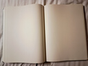 如晨660页超厚空白笔记本子加厚超大素描本手绘白纸页手账文具皮面记事本欧式速写本定制 黑色 A4 实拍图