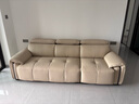 卡尔适现代简约真皮沙发2025新款超大坐深高靠背调节意式极简沙发花弄影 【云端舒适坐感】2.5米多人位 【S级头层黄牛皮】旗舰版 实拍图
