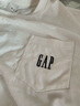 GAP男女装2025春季新款纯棉logo短袖T恤简约风上衣 白色 725620 XL (180/100A)亚洲尺码 实拍图
