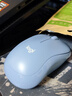 罗技（Logitech）M221 轻音鼠标 无线鼠标 办公鼠标 对称鼠标 带无线微型接收器 雾霭蓝 实拍图
