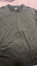 真维斯（Jeanswest）冰丝短袖T恤男夏季纯色体恤衫宽松大码运动健身半袖男士速干上衣 实拍图