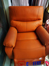 芝华仕（CHEERS）头等舱布单椅布艺沙发单人沙发舒适代表作9780电动橙【京仓闪发】 实拍图