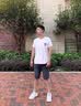 啄木鸟短裤男夏季薄款冰丝休闲宽松牛仔短裤青年2026新款直筒五分中裤 蓝灰色 31 （建议125-140斤） 实拍图