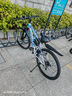 凤凰（Phoenix）山地自行车成人男女学生青少年减震变速越野公路通勤车山地车 26寸白蓝辐条轮 24速数字指拨（前中后全轴承） 实拍图