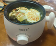 RURE【德国】电煮锅宿舍小电锅小型1-2人电蒸锅炖蒸煮一体2025新款多功能大学生寝室迷你泡面锅电热锅 1.8L 电煮锅【黑内胆】三档火力 升级不锈钢锅体丨上蒸下煮丨宿舍寝室炒蒸煮一体不粘锅 实拍图
