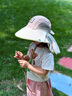 Kocotreekk树儿童防晒帽防紫外线小孩披风帽大檐遮阳帽夏季户外海滩 实拍图