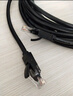 绿联六类网线 千兆网络宽带线 CAT6类家用电脑监控扁平网线 8芯双绞成品跳线 8米 黑色50177 实拍图