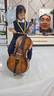 克莉丝蒂娜（Christina）大提琴儿童初学者专业级手工演奏级大学生成人乐器C04考级入门级 C04大提琴+琴包 1/2适合身高135cm左右 实拍图