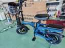 绿源【向往的生活推荐品牌】电动自行车新国标代驾折叠电动车超长续航铝合金锂电池助力电瓶车 航空铝合金蓝色-20A-纯电60公里 实拍图