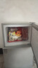 长城（GREAT WALL FRIDGE）家用迷你小冰箱小型冷冻冷藏保鲜宿舍出租房办公室节能省电双开门电冰箱 银色119L【一级能效 全国联保】 实拍图