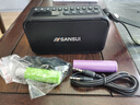 山水（SANSUI）T37蓝牙音箱桌面无线重低音炮HiFi立体家庭户外便携式桌面台式电脑无线家用插卡高音质迷你小音响 高级黑【58mm喇叭+低音振膜】 【至尊版】加强续航 实拍图