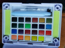 樱花(SAKURA)固体水彩颜料24色马卡龙套装（薰衣草色外壳）荷兰泰伦斯便携透明水彩 写生学生绘画用品 实拍图