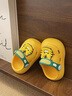 babycrayon小老虎小猪儿童拖鞋洞洞鞋夏季男童女童婴宝宝可爱凉拖鞋外穿 小黄虎 16 cm内长【160】脚长约15.5-16穿 实拍图