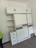 白浅【免费安装】衣柜卧室储物柜子移门衣橱简易推拉门大衣柜 【三门】1.6米主柜+顶柜+边柜 实拍图
